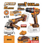 Cordless 2 pcs combo kit