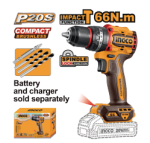 Compact Brushless Cordless Impact Drill