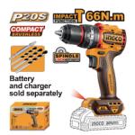 Compact Brushless Cordless Impact Drill