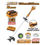 Cordless string trimmer and brush cutter