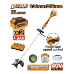 Cordless string trimmer and brush cutter