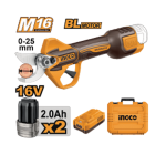 Cordless gauge straight shear