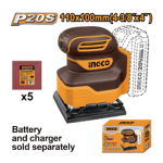 Cordless sheet sander