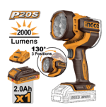 Cordless work lamp