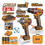 Cordless 2 pcs combo kit