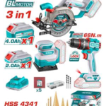 CORDLESS 3 PCS  COMBO KIT