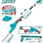  Cordless Pole Hedge Trimmer