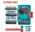 51 Pcs impact  screwdriver bits set