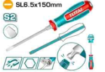 Slotted go-through  Screwdriver