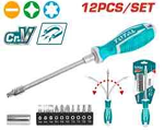 12 Pcs flexible shaft  screwdriver set