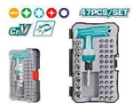 47 Pcs T-handle  wrench screwdriver set