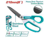 Rubber Grip Long Blade Scissors