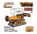 Cordless finishing sander
