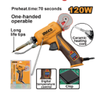 Soldering gun with solder feeder
