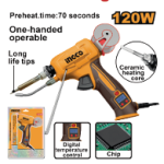 Soldering gun with solder feeder