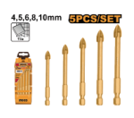 5 Pcs glass drill bits