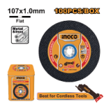 Abrasive metal cutting disc set