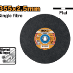 Abrasive metal cutting disc set