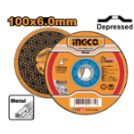 Abrasive metal grinding disc