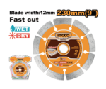 Dry diamond disc