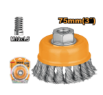 Wire cup brush