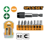 9 Pcs screwdriver bits set