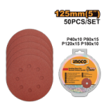 Sanding sheet for random orbital sander