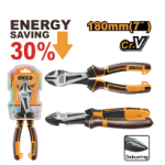 High leverage heavy-duty diagonal cutting pliers