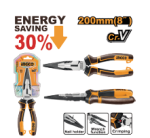 High leverage long nose pliers