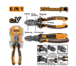 6-in-1 Multi-function diagonal cutting pliers