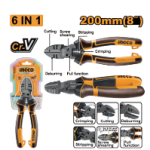 6-in-1 Multi-function diagonal cutting pliers