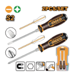 2 Pcs go-through screwdriver set