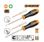 2 Pcs go-through screwdriver set