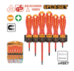 6 Pcs insulated screwdriver set