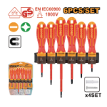 6 Pcs insulated screwdriver set