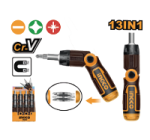 13 In 1 ratchet screwdriver set