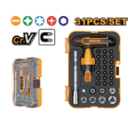 31 Pcs T-handle wrench screwdriver set