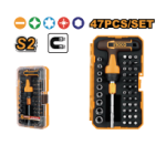 47 Pcs t-handle wrench screwdriver set