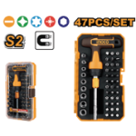 47 Pcs t-handle wrench screwdriver set