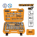 62 Pcs 1/2" socket set
