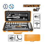 24 Pcs 1/2" socket set
