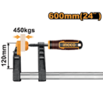 F clamp with plastic handle