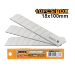 10 Pcs 18mm knife blades set