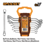 8Pcs Offset ring spanner set