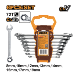8 Pcs ratchet spanner set