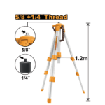 Tripods for laser levels