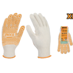Knitted&PVC dots gloves