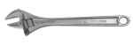 4''ADJUSTABLE  WRENCH   WITHOUT RUBBER GRIP WHITE