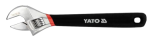 15''ADJUSTABLE WRENCH RUBBER GRIP BLACK