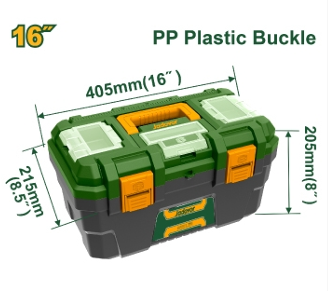 af7e24a7c45606b19ca3ed4e50f8c7e1 16" PLASTIC TOOL BOX - Image 1